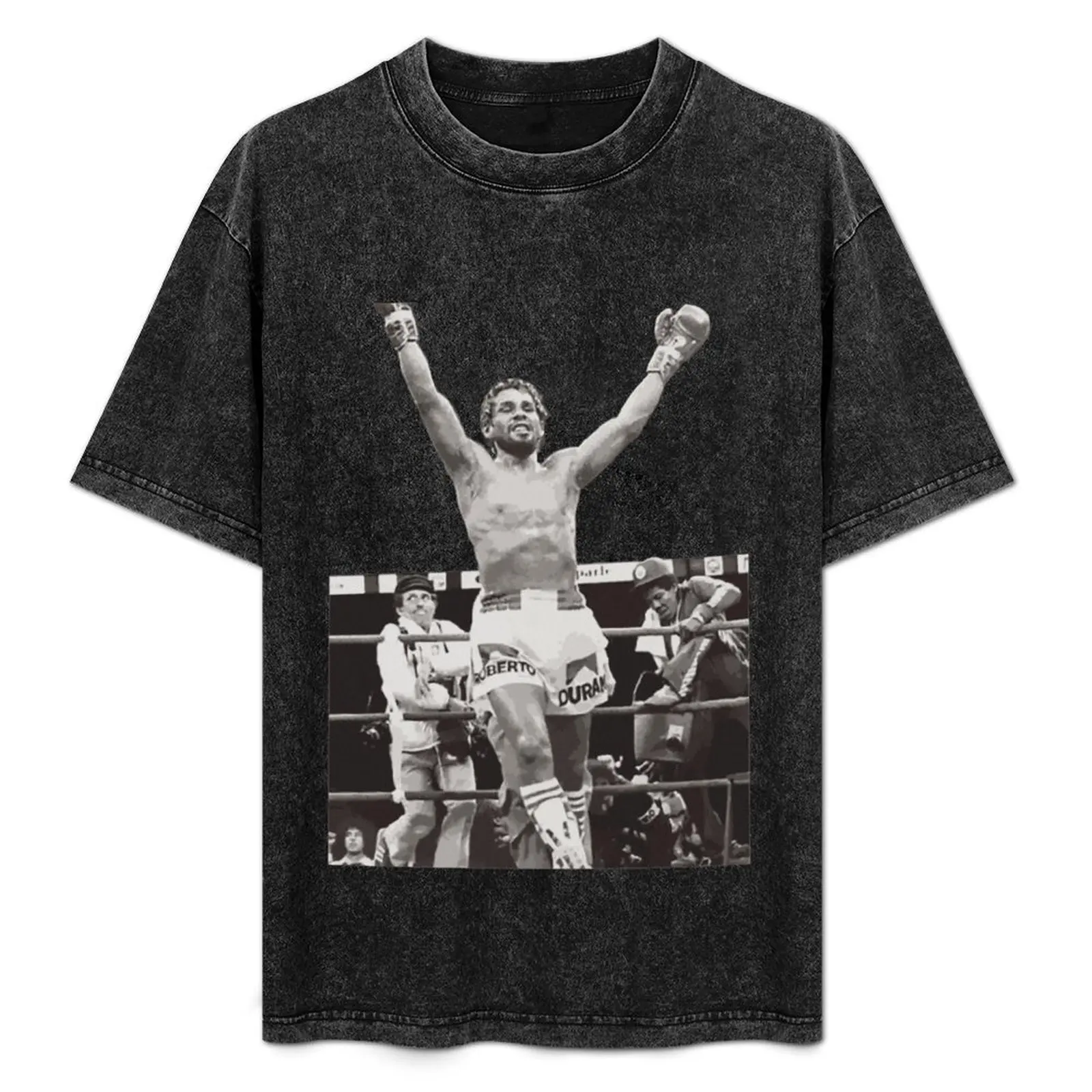 

Roberto Durán Boxing Historical Photography Classic Tshirt T-Shirt Plus Size Street Style Tee