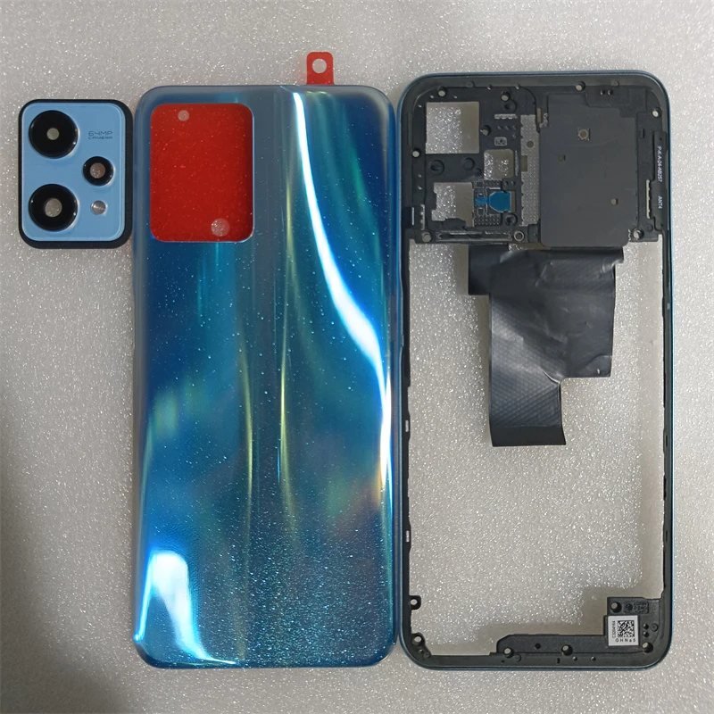 Full Housing Case For Oppo Realme 9 Pro RMX3471 RMX3472 Middle Frame Cover+Battery Back Cover Rear Door Cover Repair parts