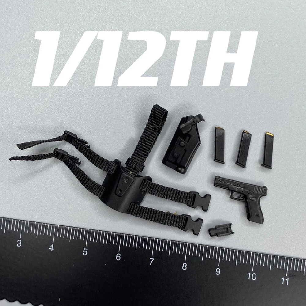 

1/12th PCTOYS Expendable Agents PC020 Longer M9 And Leg Holster Model For Doll Action Accessories