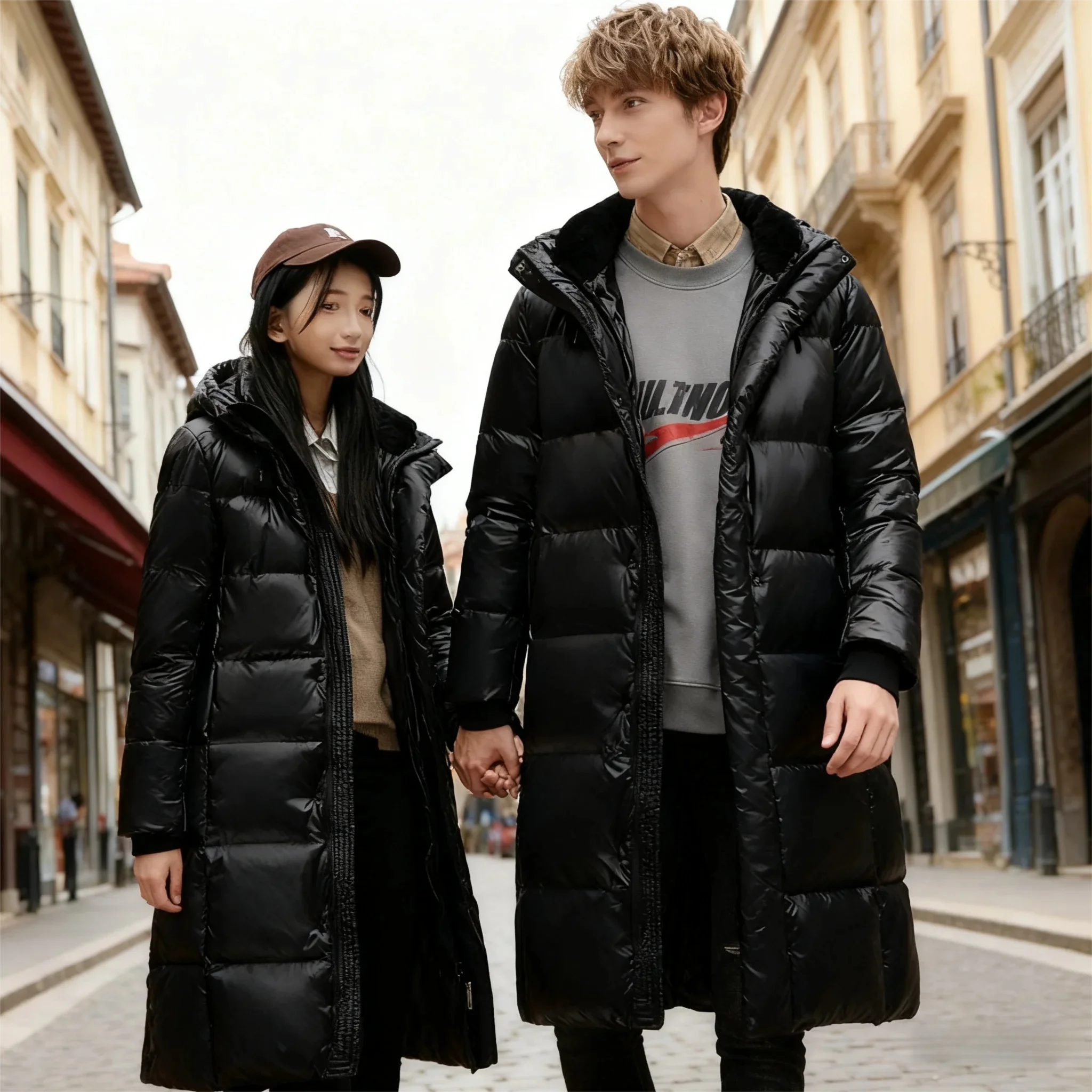 Unisex Heritage Down Parka - Lightweight White Goose Fill with Relaxed Hooded Design (RDS Certified Winter Essential)