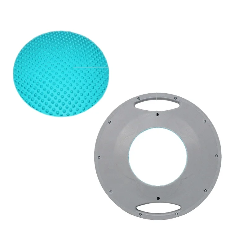 

High Quality Plastic Round Fitness Twisting Workout Wobble Yoga Custom Exercise Balance Board With Handle