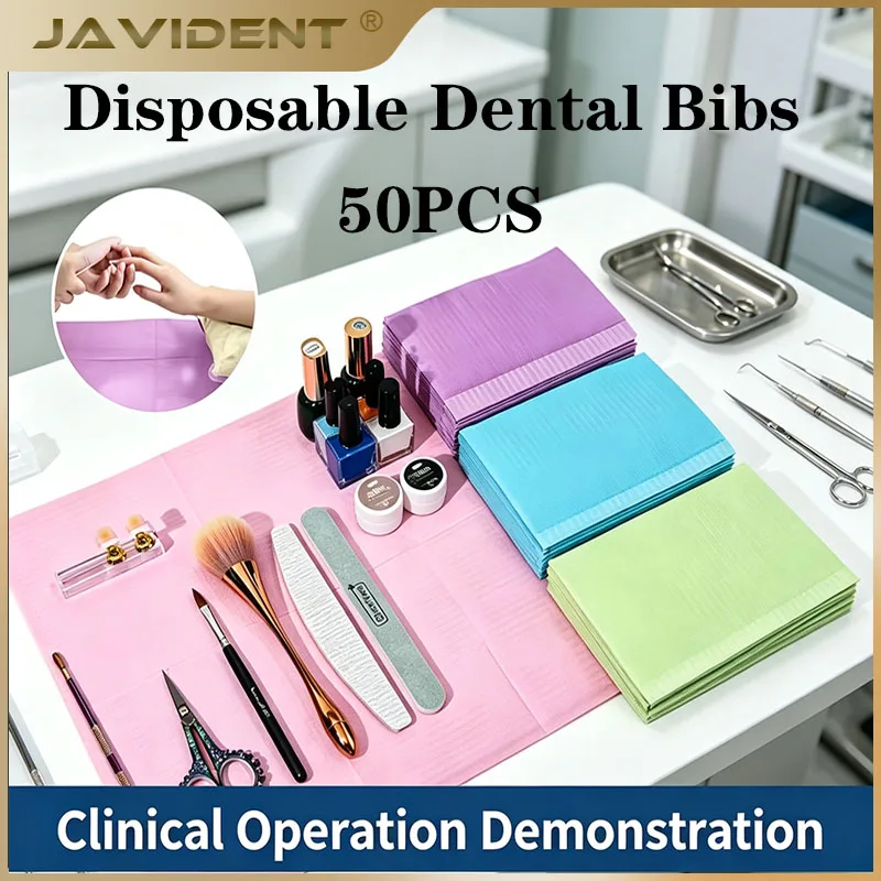 50pcs Disposable Waterproof Tattoo Clean Pad Dental Bibs Tattoo Bibs Table Covers Clean Pad Patient Dental Napkins Tattoo