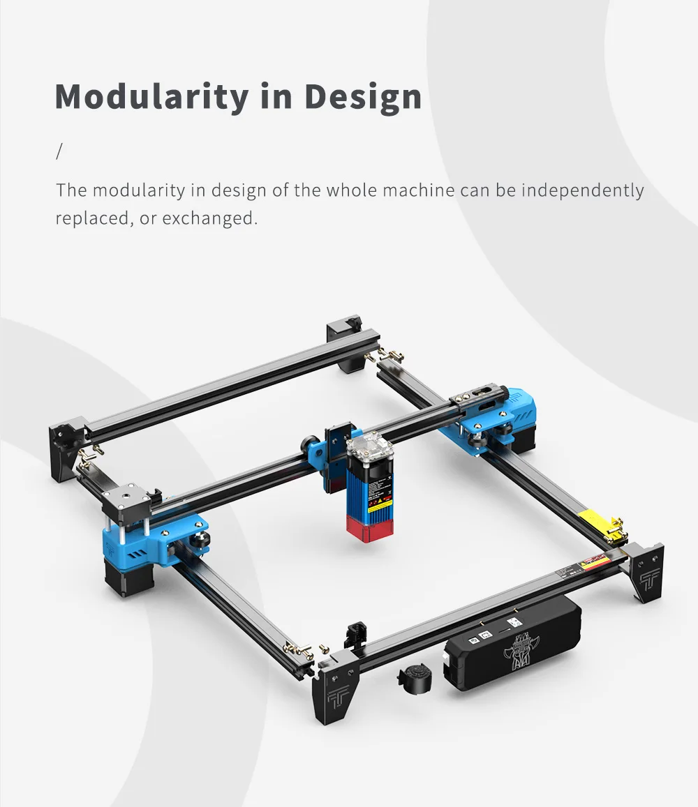 Twotrees TTS-10 PRO Laser Engraving Machine TTS-55 5.5/10W Metal Laser Engraver Machine Router Wood Leather Cutting Machine WIFI