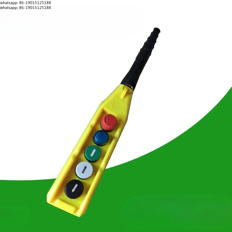 Compression transfer station mobile garbage station box control operation five button box handle GG