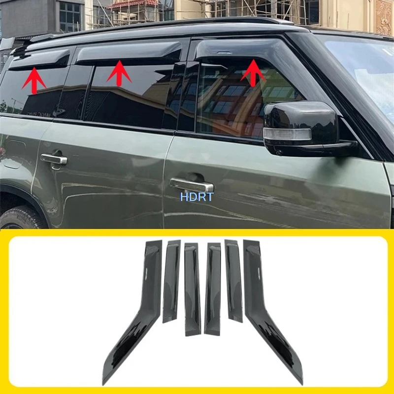 

For BAIC Rox 01/Polestones 01 2023 + Car Styling Side Window Visor Shelter Weather Shield Sun Shade Rain Proof Cover Accessories