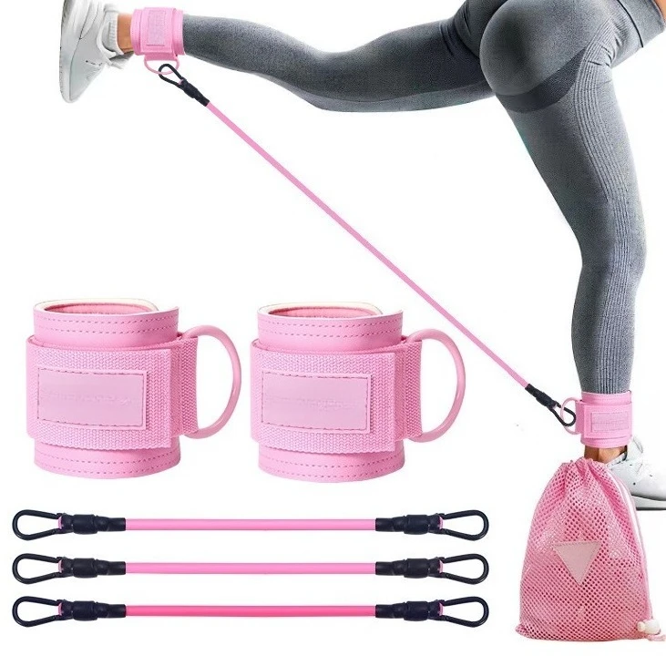 

Fitness Ankle Buckle Hip Training Leg Trainer Strap Elastic Strap Gym Home Durable and easy to wear