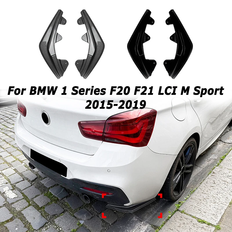 

Car Rear Bumper Wrap Corner for BMW 1 Series F20 F21 LCI M Sport 2015-2019 Spoiler Splitter Exterior Tuning Car Accessories