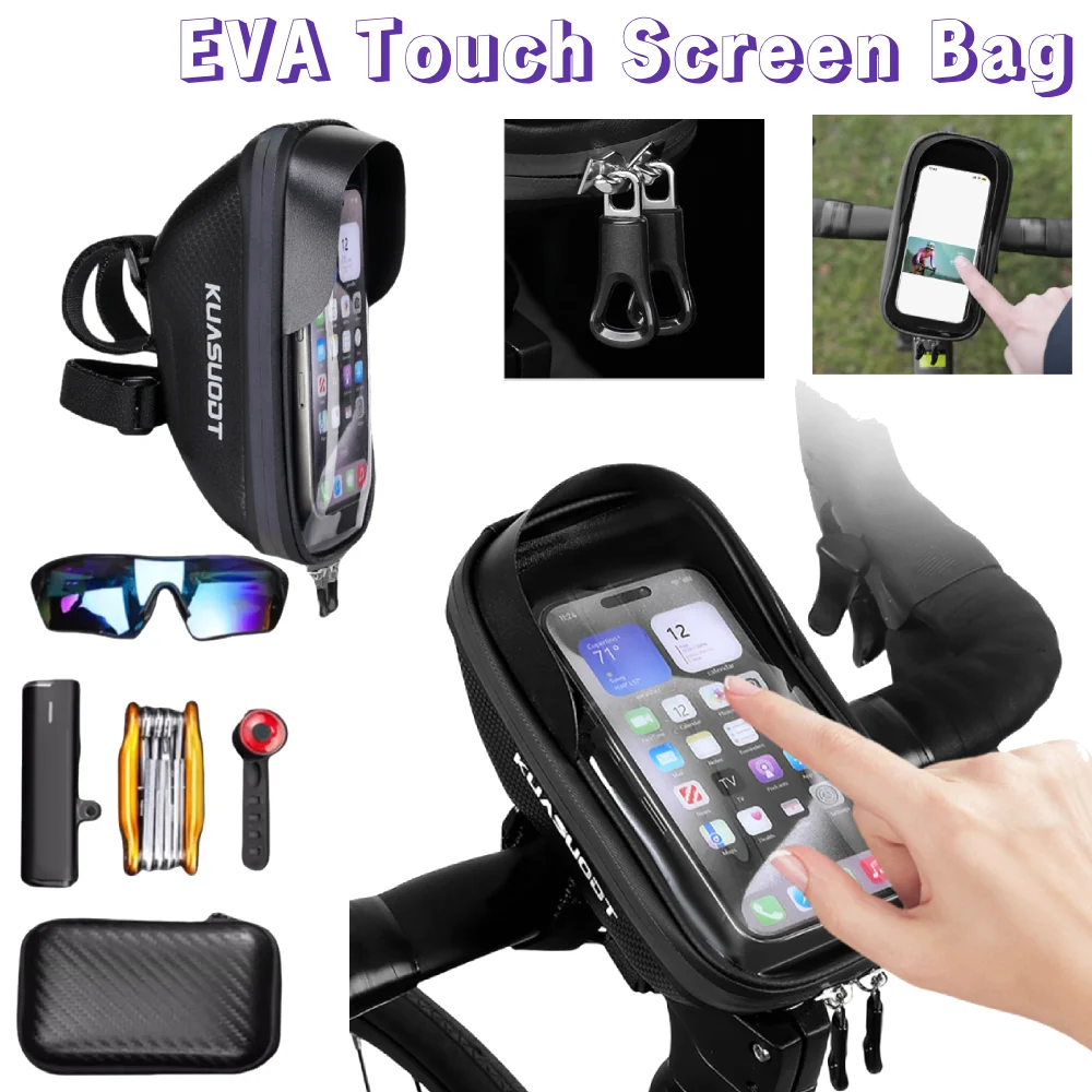 

EVA Touch Screen Bag Waterproof Large Capacity Cycling Phone Holder Bag for Smart Phones/Cycling Equipment