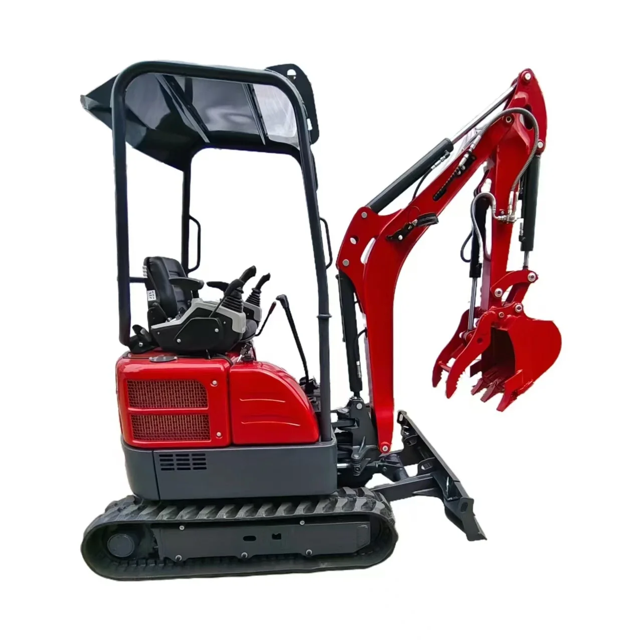 1.8 Ton Mini Excavator CX18 Kubota Engine Hydraulic Crawler Micro Farm Orchard Home Excavators