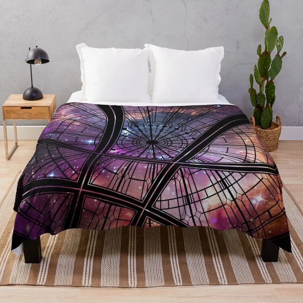 Strange window Throw Blanket Multi-Purpose Decorative Sofa Plaid Blankets For Bed Blankets