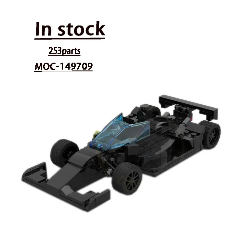 

MOC-149709 Formula Car Indycar Splicing Assembly Building Block Model 253 Building Block Parts Kids Birthday Toy Gift