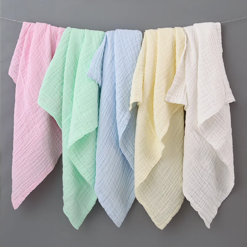 Muslin Baby Blanket Newborn 6 Layers Cotton Gauze Baby Bath Towel New Born Swaddle Wrap Stroller Blanket Lange Bedding Items