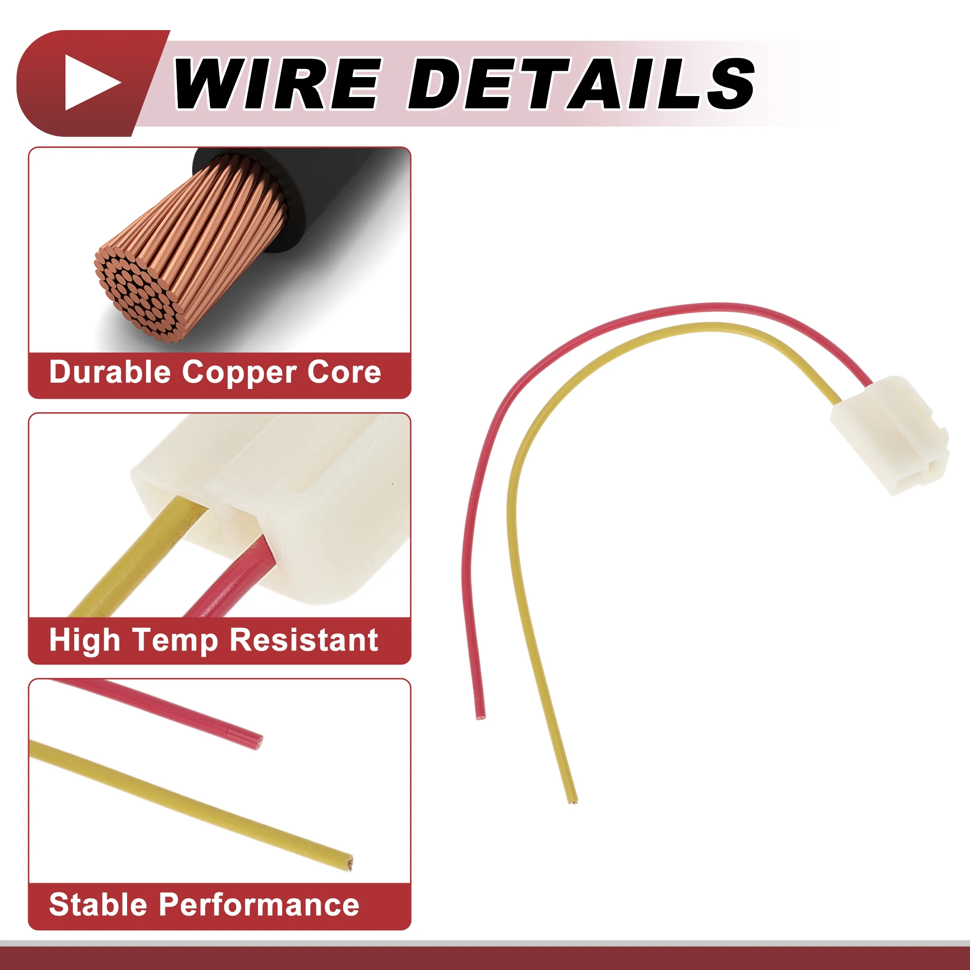 UXCELL 1 Set Richtingaanwijzer Socket Bedrading voor Honda Accord 1988-1993 Nr 33305SH3A01