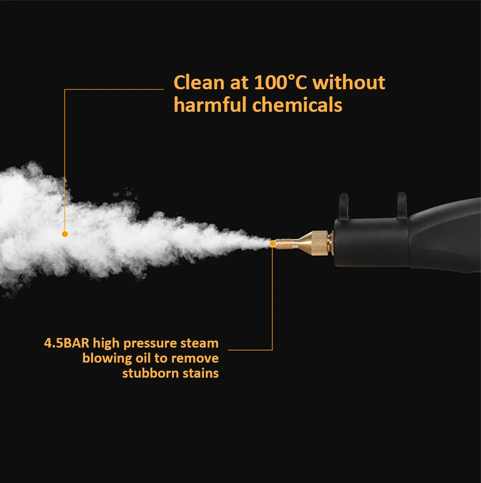 US/EU/UK Plug Steam Cleaner 2500W High Pressure Temperature Kitchen Hood Home/Car Steaming Cleaner Washer Household Appliances