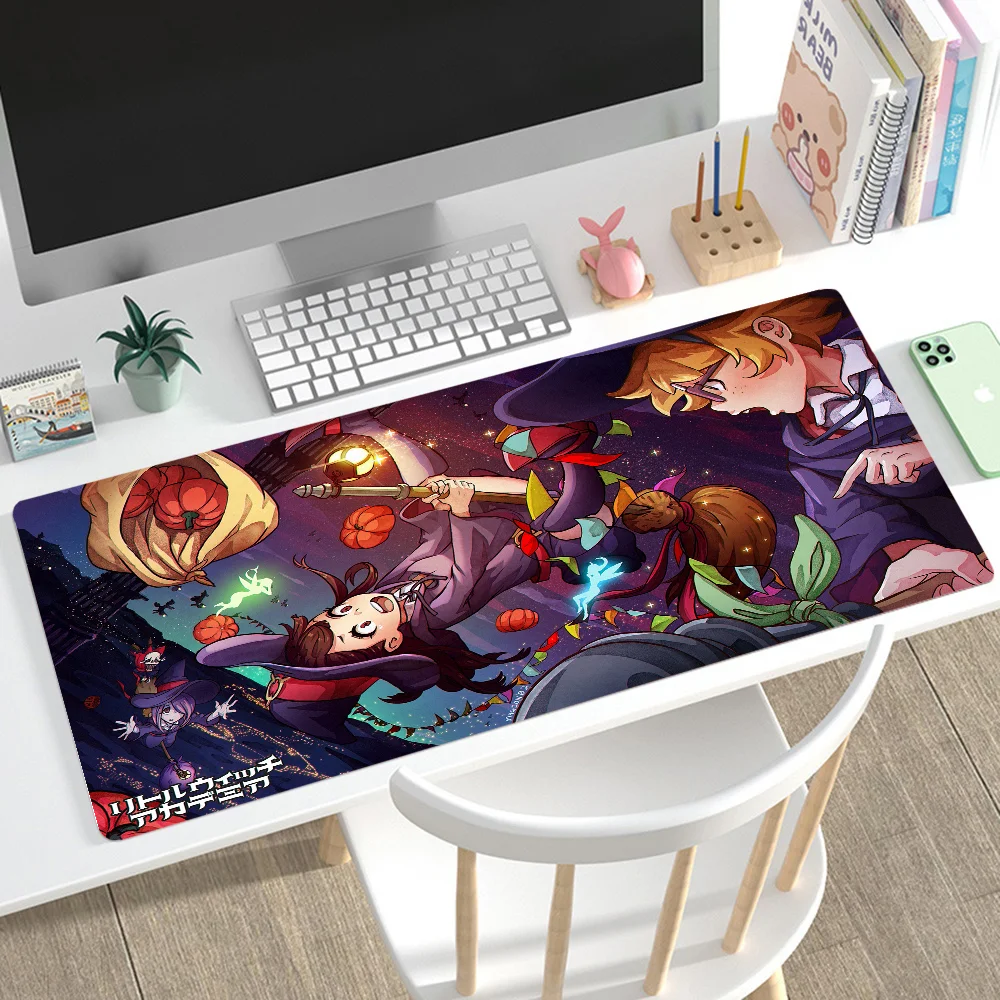 Little Witch Academia Mousepad Mouse Mat Desk Mat With Pad Gaming Accessories Prime Gaming XXL Keyboard Pad Padding Mat