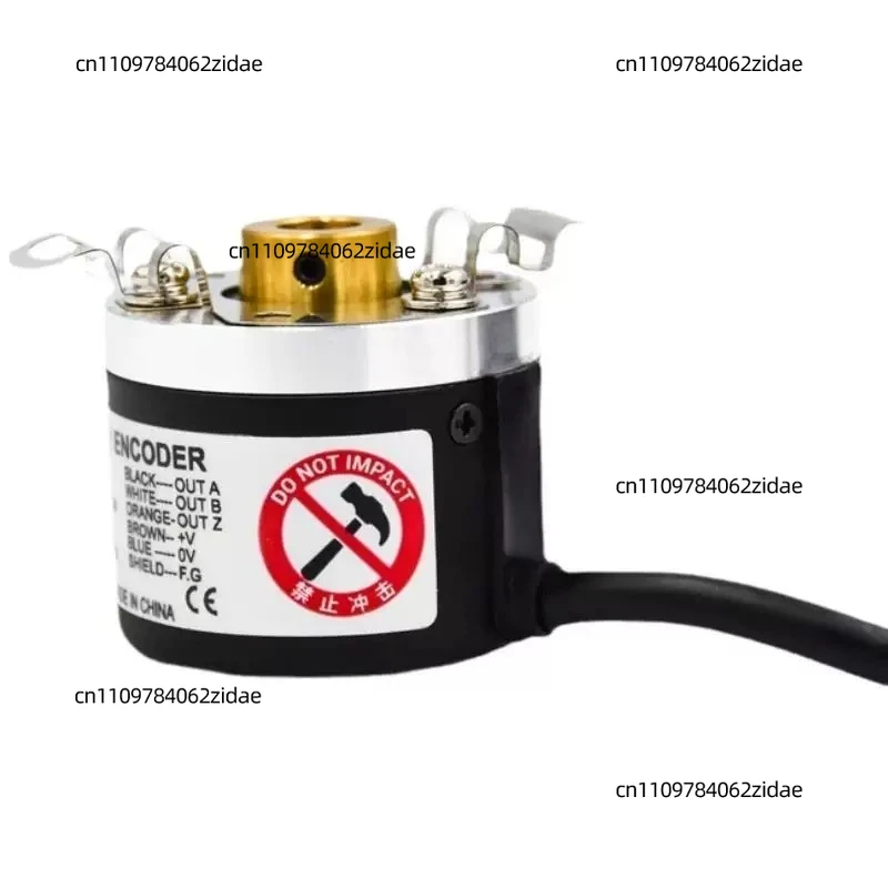 For Incremental Rotary Encoder E40H6 E40H8 E40H10 E40HB12-1024-6-L-24 Hollow Shaft 24V DC 1024PPR