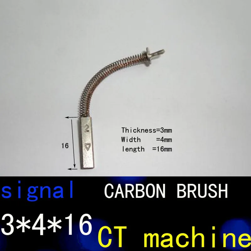 6 * 6 * 20MM (Applicable to Siemens Ge Toshiba Philips) Special Silver Graphite Carbon Brush for CT Machine  Signal