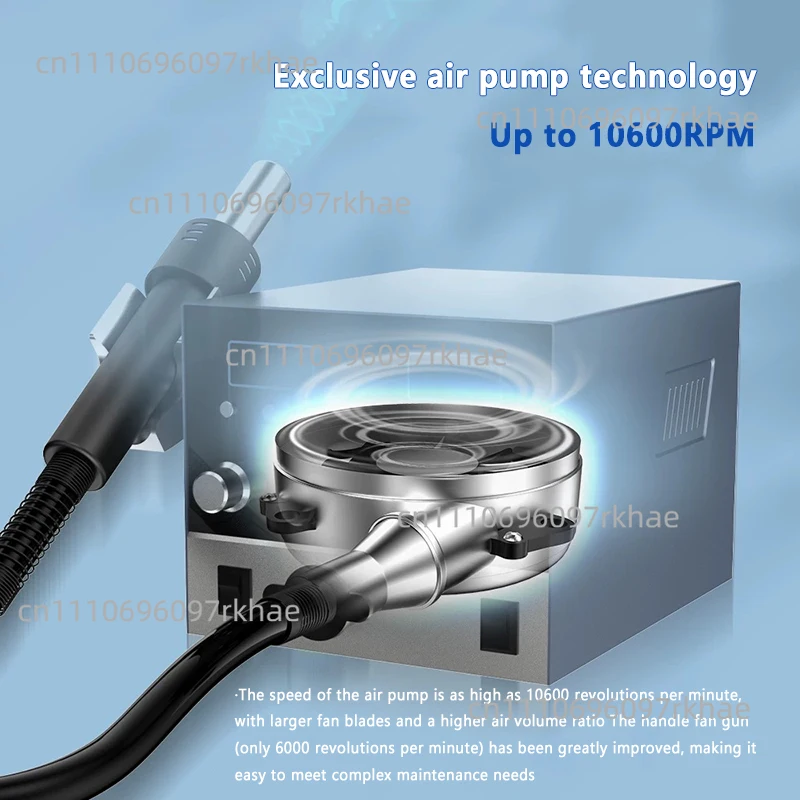 8624P Air Gun Soldering Iron 2-In-1 Mobile Phone Motherboard CPU Maintenance Air Pump With Dual Digital Display