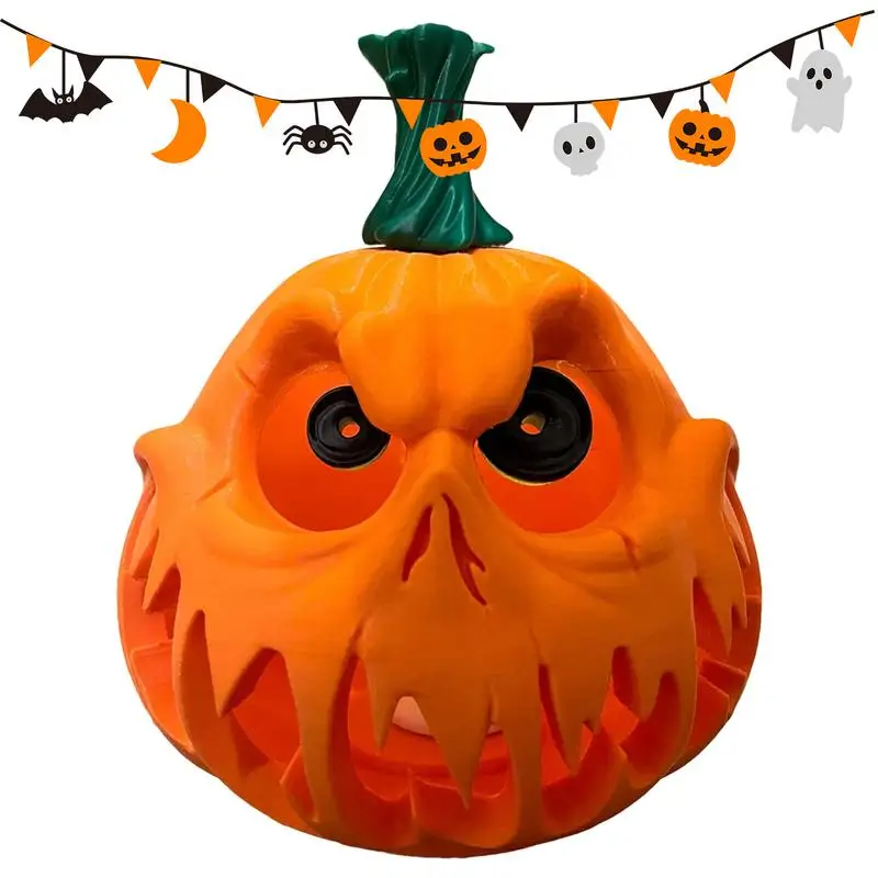 

Halloween Jack-o-Lantern Halloween Pumpkin Lantern Decorations Frightening Halloween Party Favors For Desk Table Garden Indoor