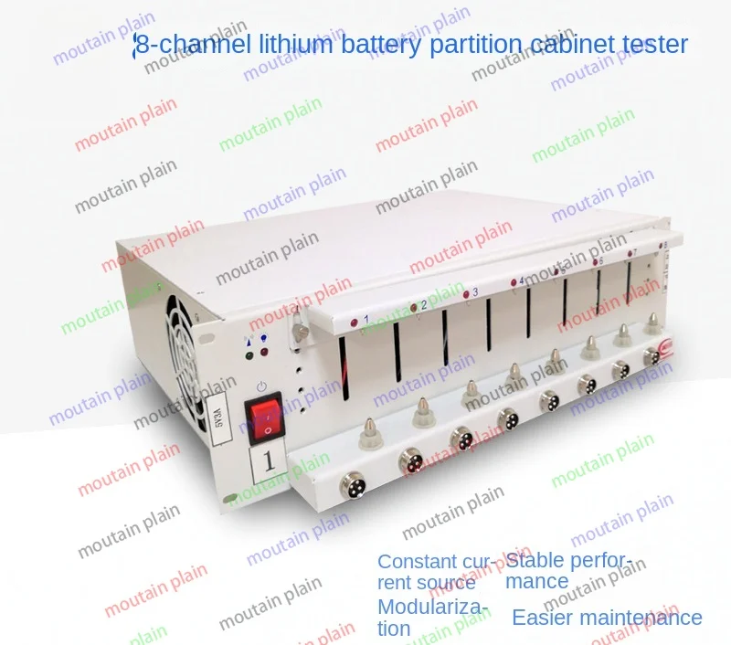 Lithium Battery Capacity Measuring Instrument 8-Channel Cabinet Cycle Charge and Discharge Aging Tank Battery Detector