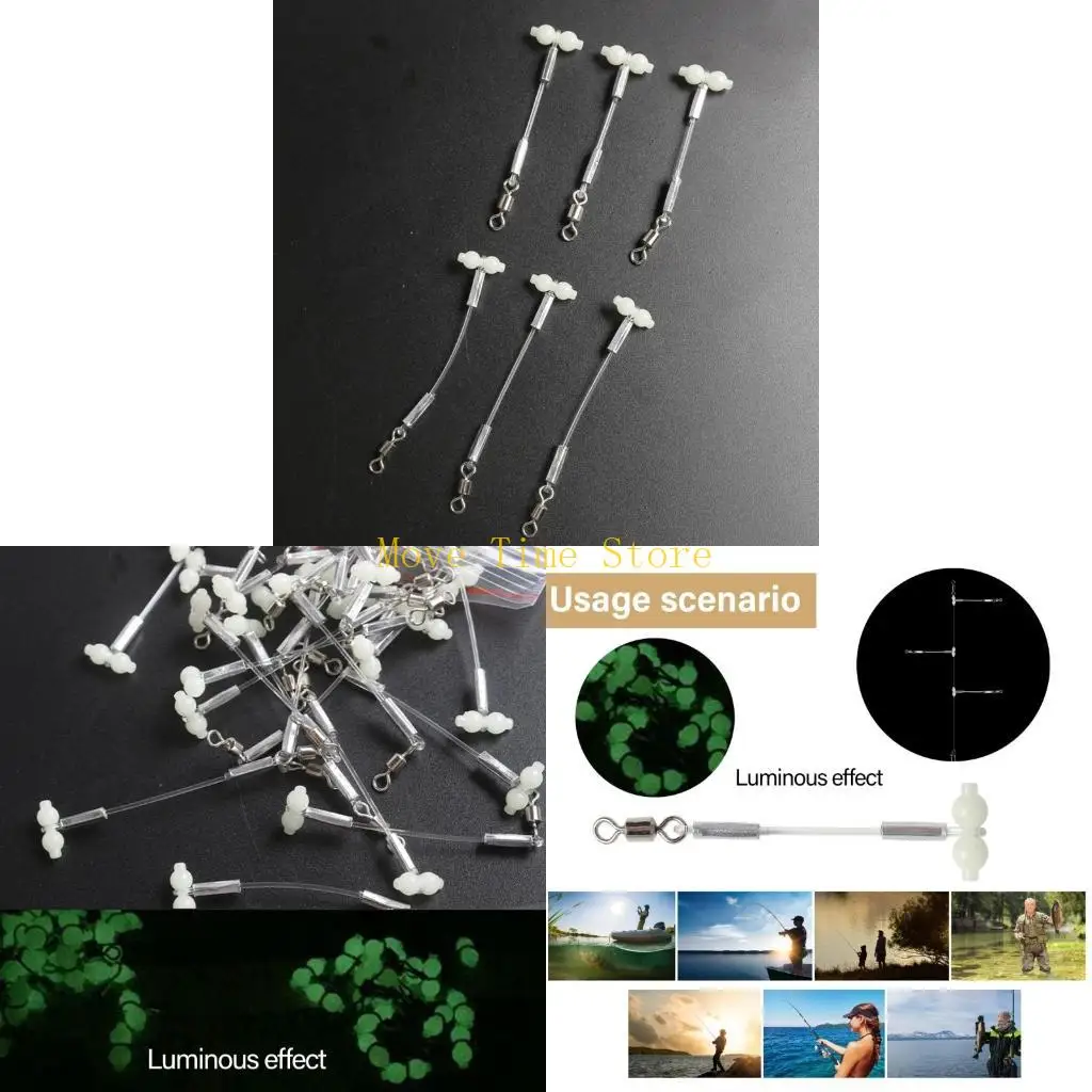 92me 10pcs swivels swivels الموصل توهج توازن الدعامة قوس الصيد معالجة الدعامة المحمولة قوس الصيد