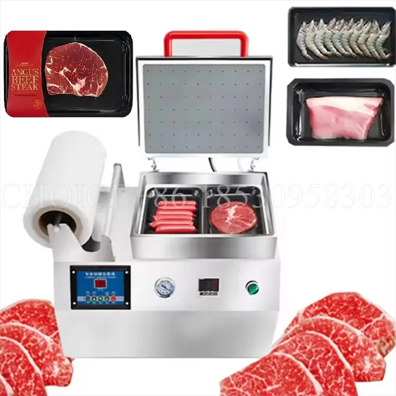 

Easy to Operate Vacuum Packer Commercial Packaging Machine Semi-Automatic Food Packing Vacuum Sealer Plastic Bags Sealer