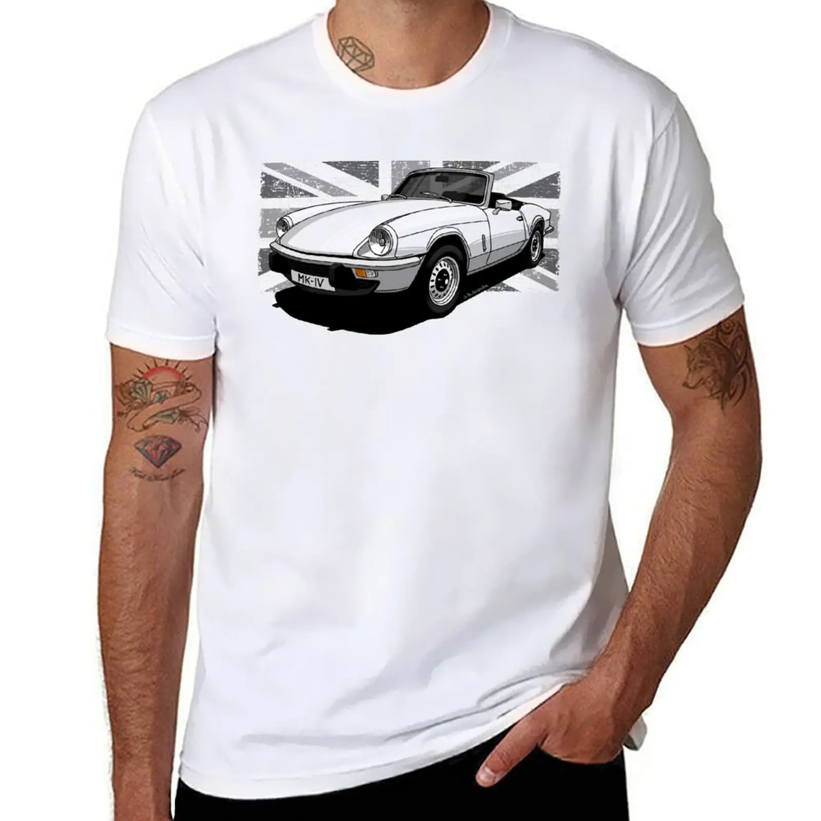 The coolest English roadster ever! T-Shirt anime t shirts for man t shirt man casual T-Shirt