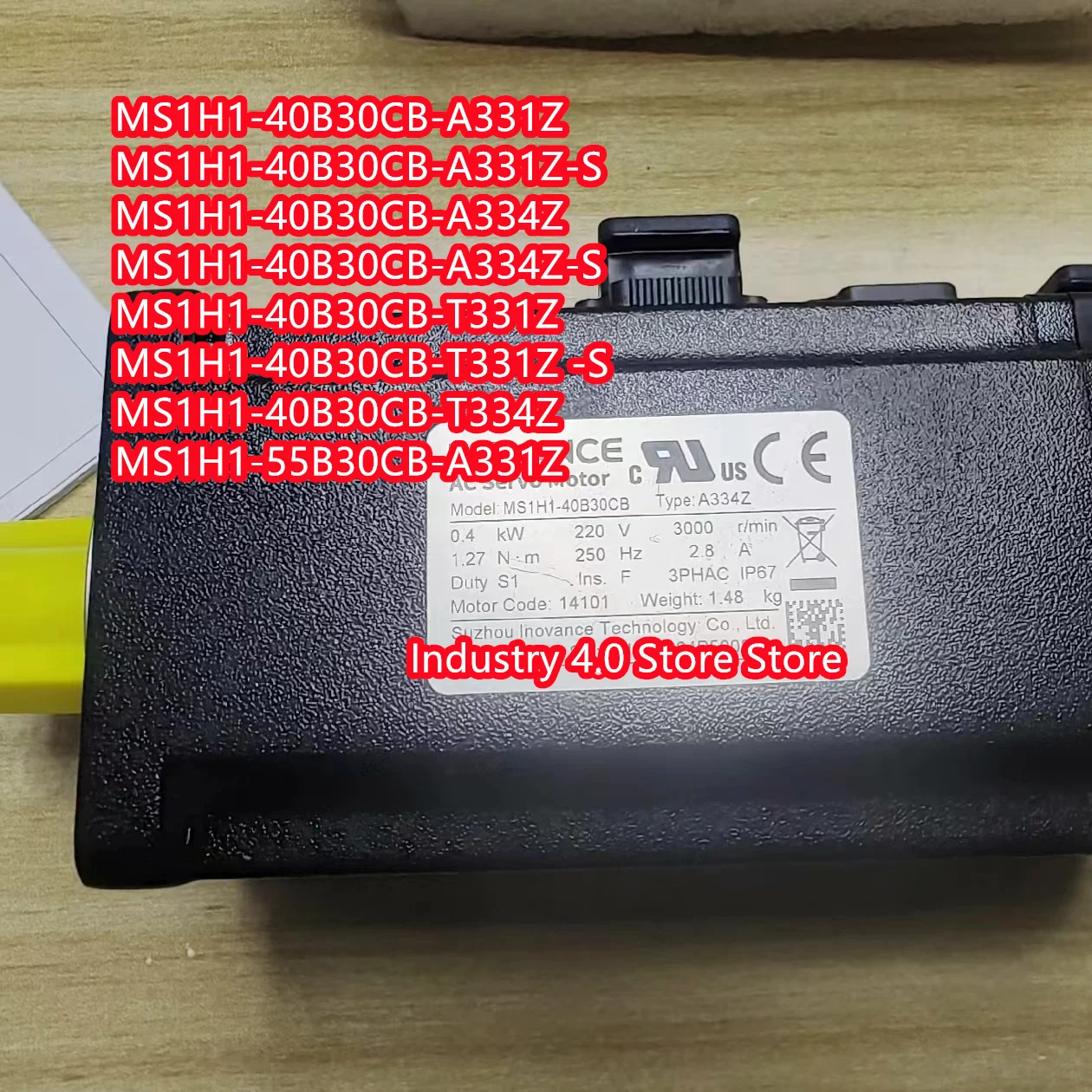 

Servo motor,MS1H1-40B30CB-A331Z,MS1H1-40B30CB-A331Z-S,Brand,New, In stock