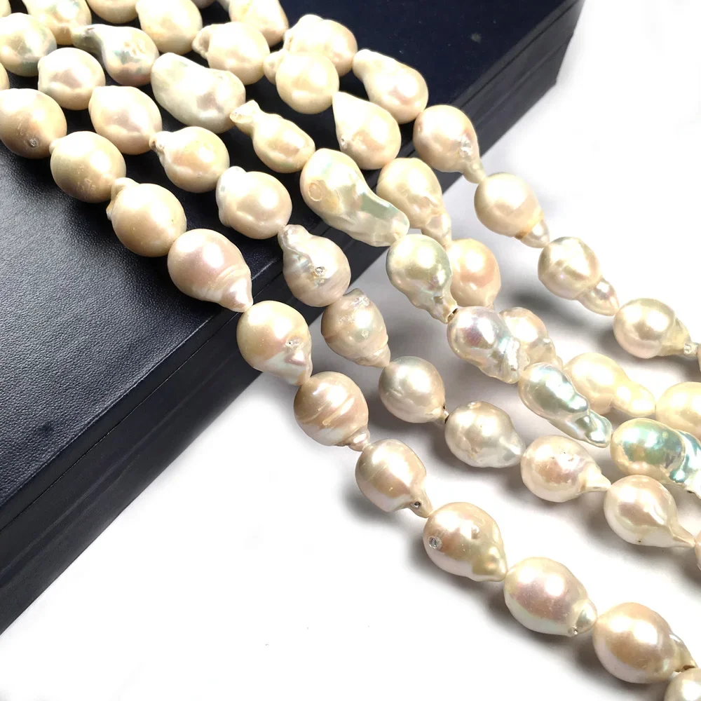 Natural Freshwater Pearl Beading irregular shape Isolation Punch Loose Beads For jewelry making DIY Necklace Bracelet Accessorie