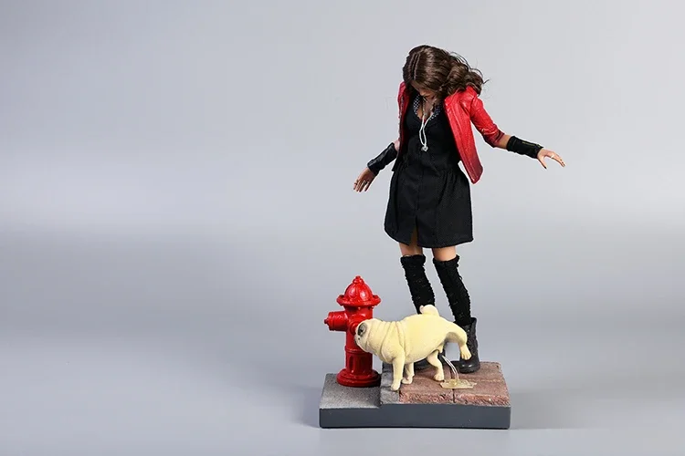 JXK 1/6 مقياس الساق رفع الصلصال نموذج دمية على شكل حيوان جرو المواد الراتنج لعبة نموذج ل 12 بوصة عمل أرقام دمية ملحق لعبة