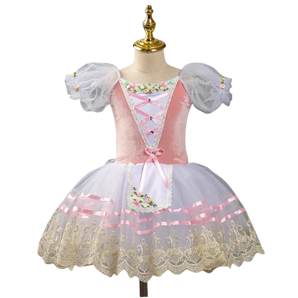 

Giselle Ballet Dress Professional Ballet Tutu Girls Children Ballerina Costumes Kids Performance Dancewear Dance Tutu Skirts