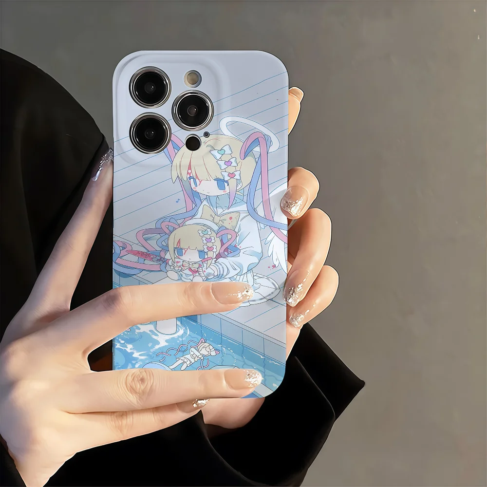 لعبة N-needy غاسل O-overload Amechan جراب هاتف آيفون 17 16 15 14 13 12 11 Plus Pro Max Mini Precise Hole مطابقة الفيلم