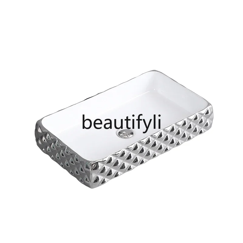 B185 نورديك الذهب والفضة مغسلة فندق KTV نادي مغسلة #3