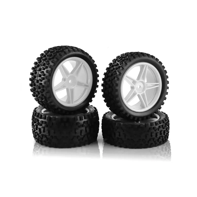 

4pcs 87mm Tire Wheel Tyre for Wltoys 144001 144010 124007 124017 124019 Tamiya TT02B HSP 1/10 1/12 1/14 RC Car Off Road Buggy