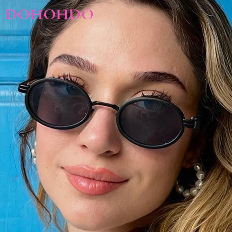 

Retro Small Frame Oval Women Sunglasses Fashion Designer Hip-Hop Men Sunglass Outdoor Driving Eyewear Ladies Lentes De Sol UV400