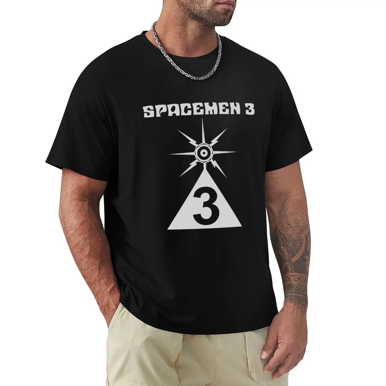 

Spacemen 3 Logo T-Shirt Summer Casual Loose T-Shirt