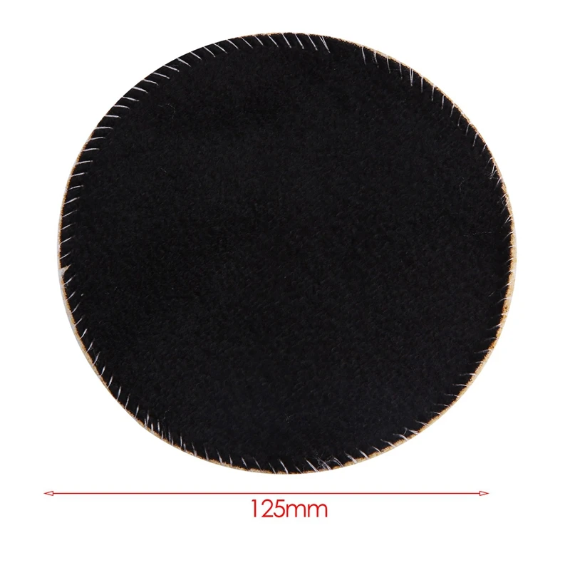 100Pcs 125Mm Car Polishing Pad 5 Inch Polish Waxing Pads Fiber Polisher Bonnet Car Paint Care