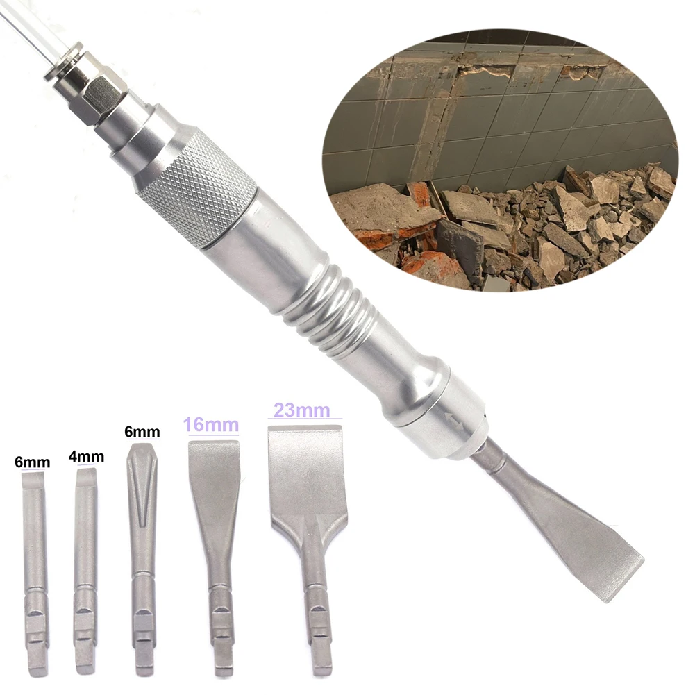 

22mm Cylinder Diameter Air Scaler Set Air Scaler For Woodworking Projects Cement Carving Tool Efficient Operation