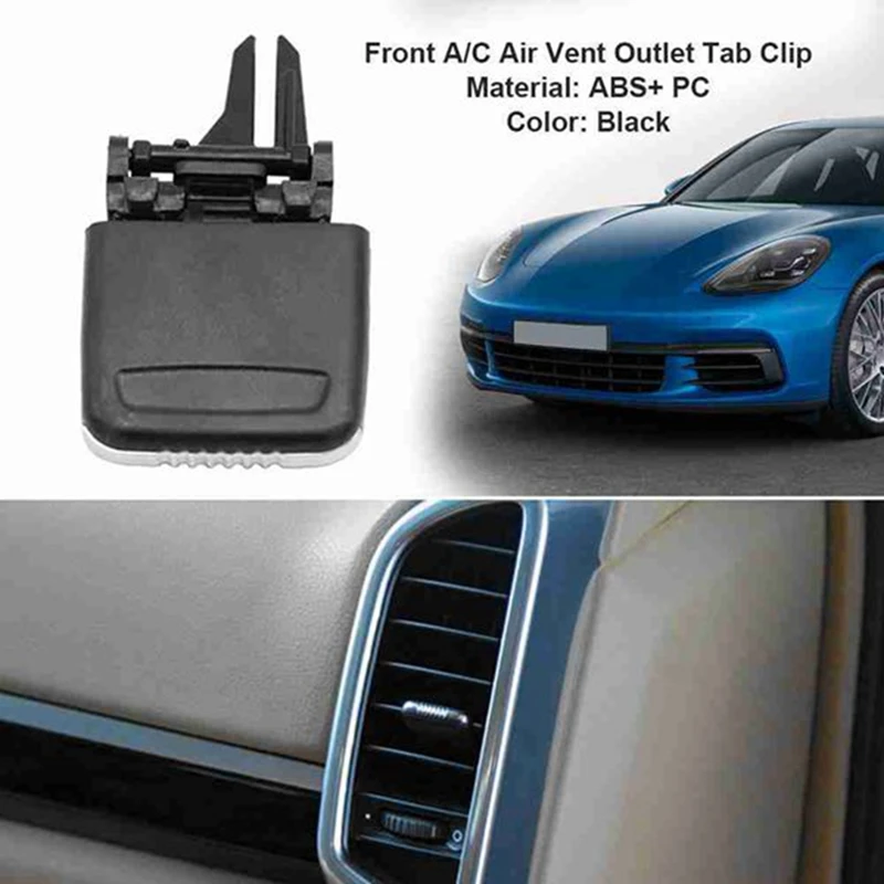 2 PCS Front A/C Air Vent Outlet Tab Clip Repair Kit Tab Clip Repair Kit For Porsche Cayenne 2011-2016 Car