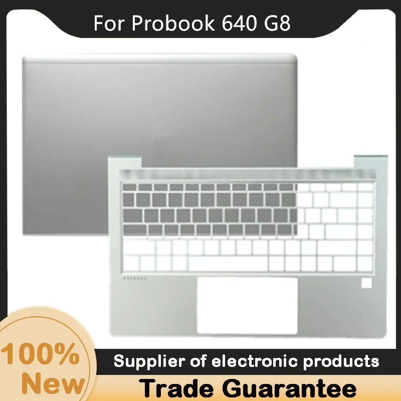 

Новинка, задняя крышка для HP Probook 640 G8 LCD, верхняя зеркальная Подставка для рук, чехол 4BX8QTATPP0, серебристый