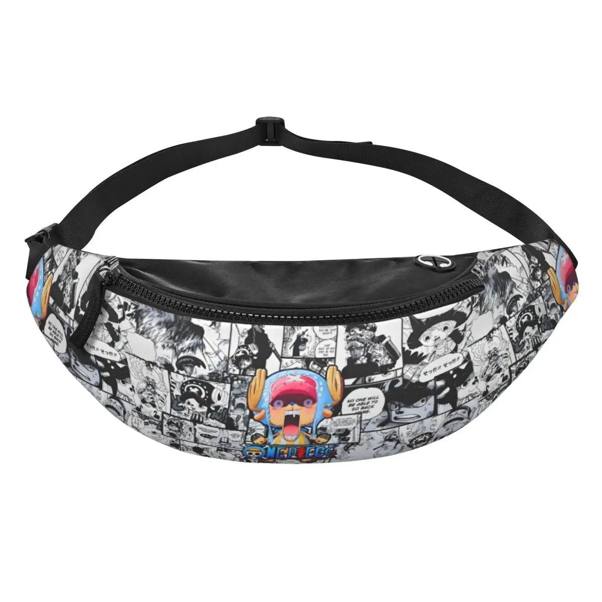 

Custom C-Chopperes Janpan Anime Fanny Pack Men Women Fashion Classical Crossbody Waist Bag for Traveling Phone Money Pouch