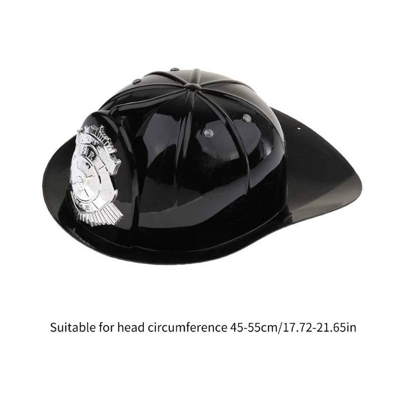 Fireman Costume Hard Helmets Fireman Helmet Firefighter Hats Fireman Accessories Halloween Cosplay Costume for Kids