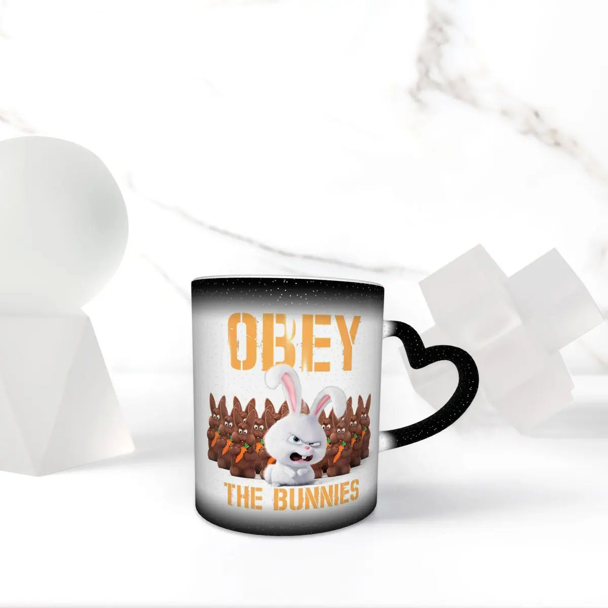 Animated Film The Secret Life Of Pets 2 Obey The Bunnies Mug Ceramic Coffee Cups Tea Mugs Milk Cup Drinkware Gift for Friends