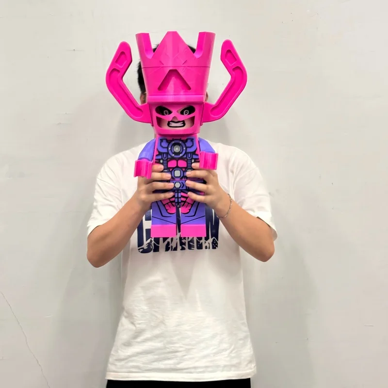

3D Printed Super Scale Galactus Movable Joint Building Block Toys Model Rotatable Office Desktop Ornament Adults Kid Crafts Gift