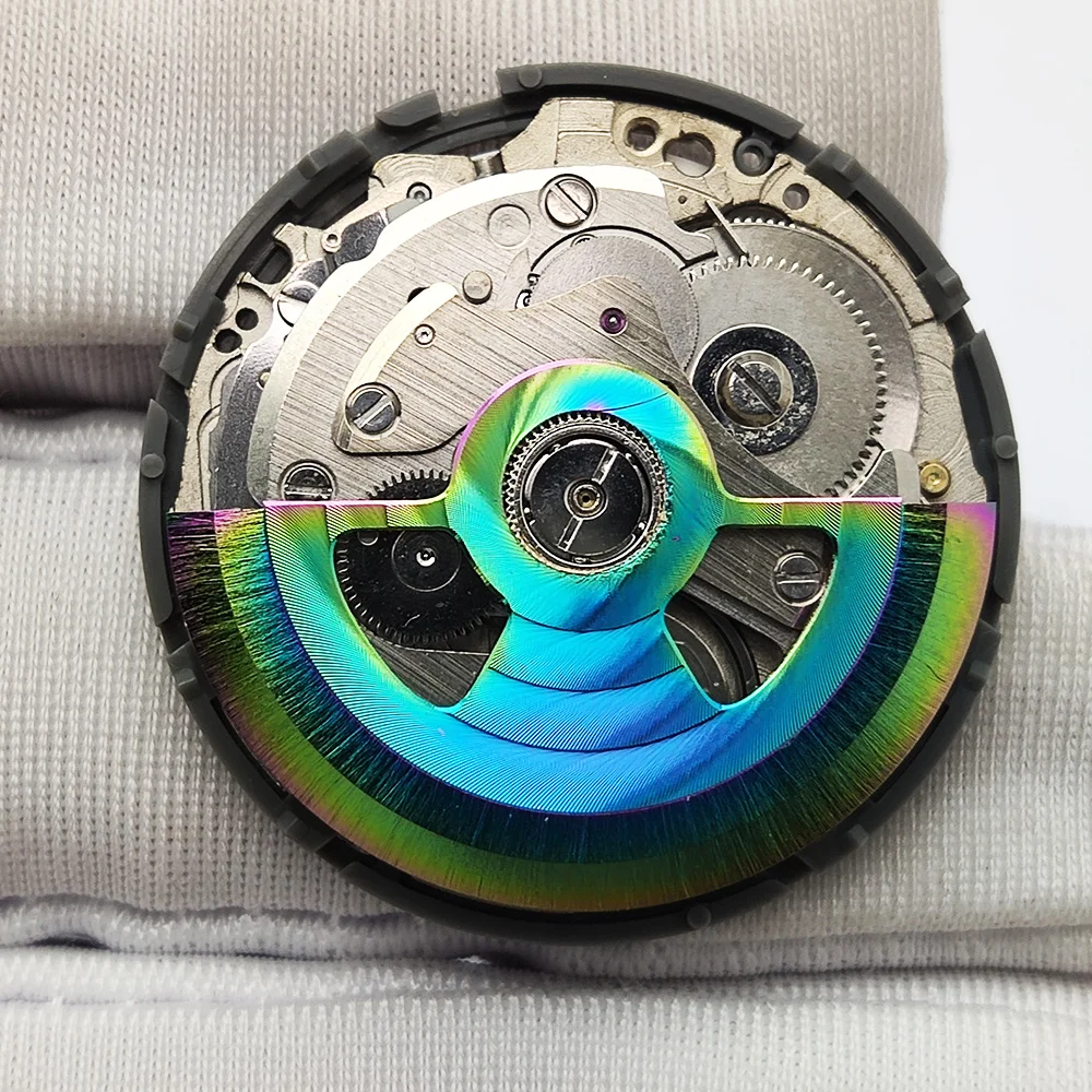 دوارات NH35 Mod NH دوارات الوزن المتأرجحة تناسب NH34 NH35 NH36 حركة ميكانيكية أزرق/ذهبي/أسود/فضي/ذهبي وردي مخصص