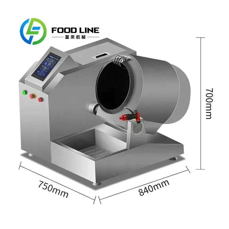 Hot Sale Chinese Food Automatic Cooking Wok 30cm Rotating Pot Stir Fry Fried Rice Smart Robot Cooker