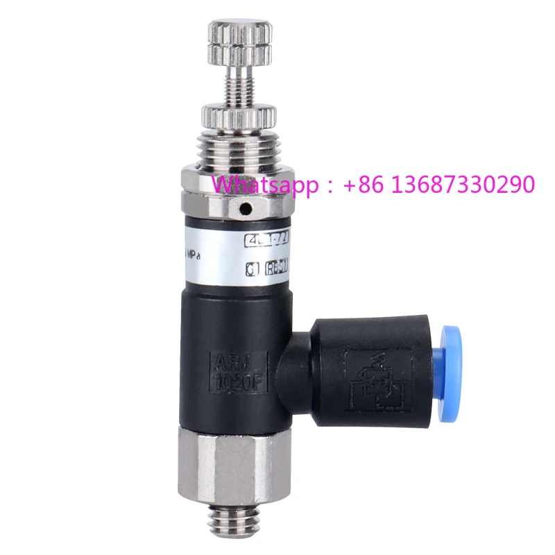 arj1020f-m5-06-ミニチュア真鍮減圧弁、小型04逆流圧力調整弁