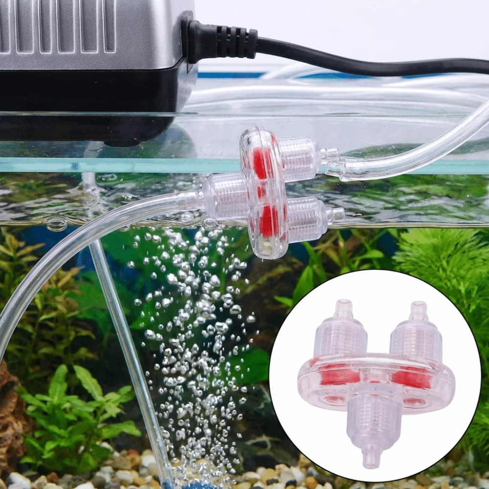 6PCS Anti-fall-off Fish Tanks Air Pumps Controls Valves Waterproof Anti-Corrosion Aquariums Air Pumps Regulator Professional