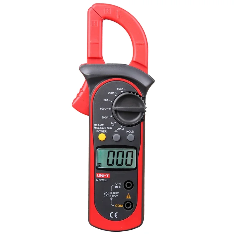 

UNI-T UT200B Clamp Meter LCD Lampu Latar AC/DC Tegangan AC Current Perlawanan Clamp Multimeter Multitester Amp Multimetro