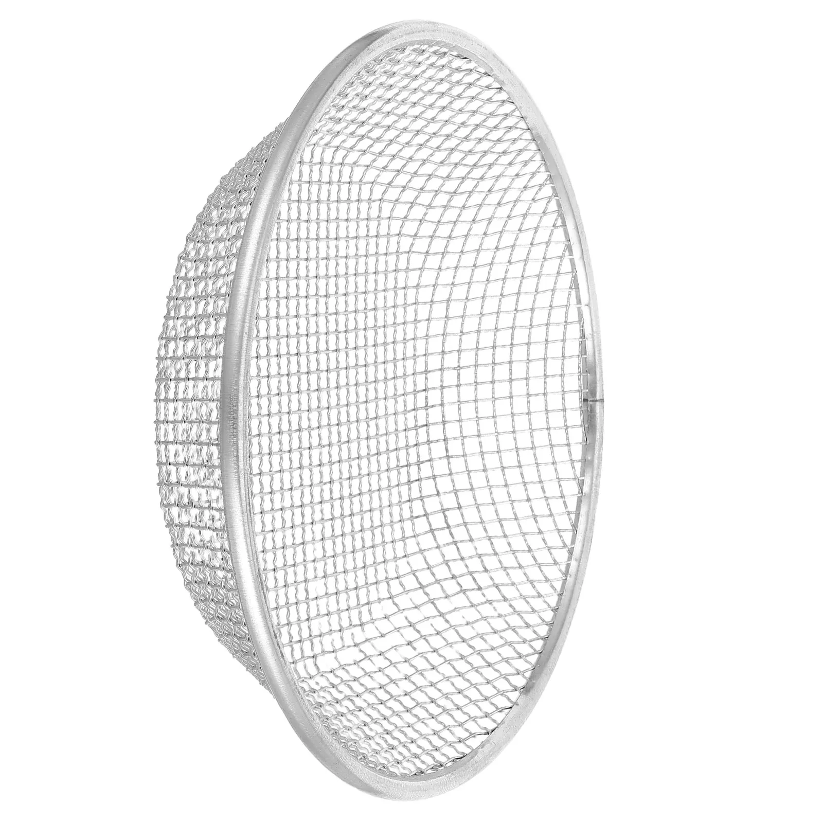 Heavy Duty Garden Soil Sifter Metal Round 12 Inch Soil Sifting Pan Compost Rock Debris Screening Tool for Balcony Planters